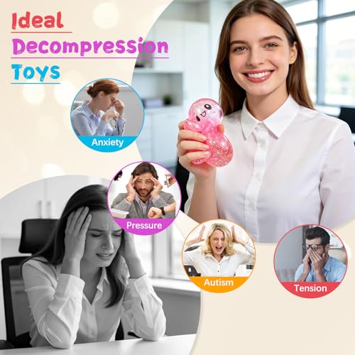 Sugar Dumpling Squishy – Viral Bao Bun Shaped Stress Relief Toy, Pink, 255g, Long-Lasting Fidget Squeeze for Gifts