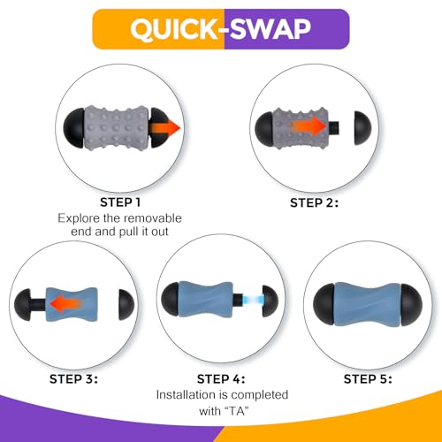 SUMBOHK 4-in-1 Silicone Fidget Toy Set – Quiet, Portable, Customizable Sensory Stress Relief for Adults & Teens