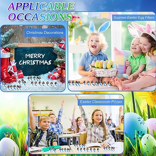 Sumind 50 Pack Mini Jesus Figures for Easter Egg Stuffers, Religious Party Favors, Sunday School Gifts