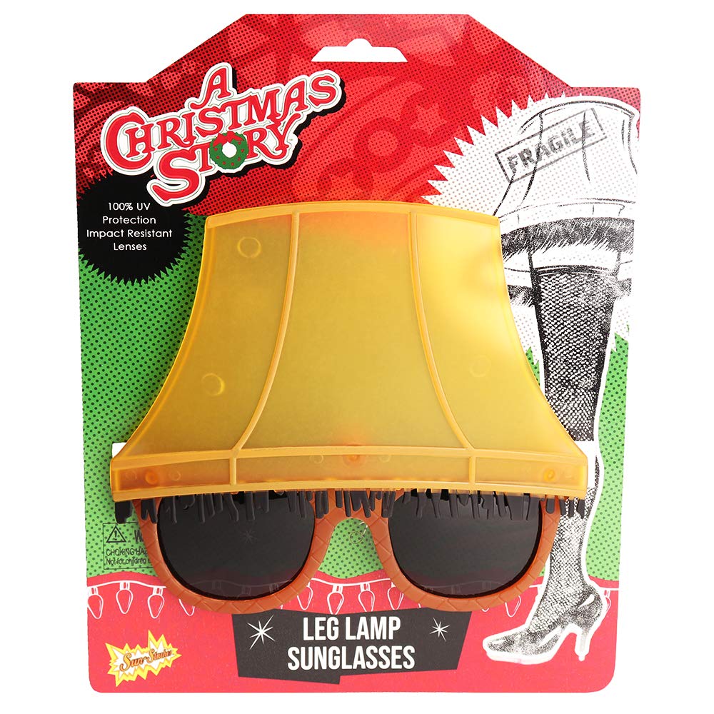 Sun-Staches A Christmas Story Leg Lamp Costume Sunglasses with UV400 Protection