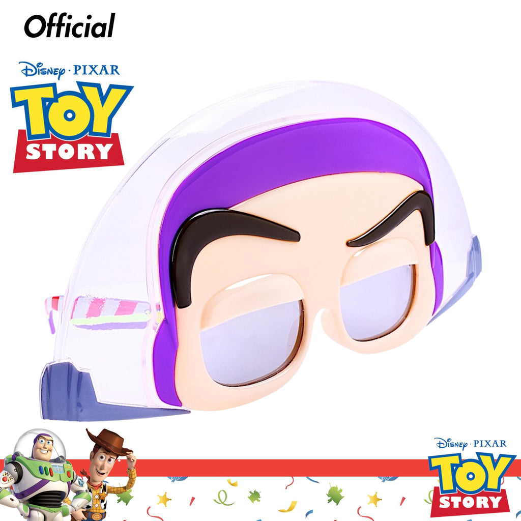 Sun-Staches Official Disney Toy Story Sunglasses – Woody, Buzz or Forky Costume Mask