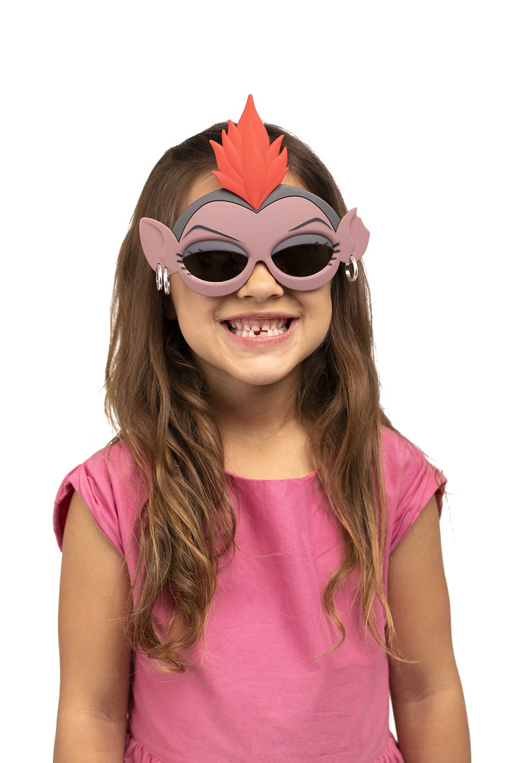 Sun-Staches Official Trolls Sunglasses - Poppy, Branch & Tiny Diamond | UV400 One Size
