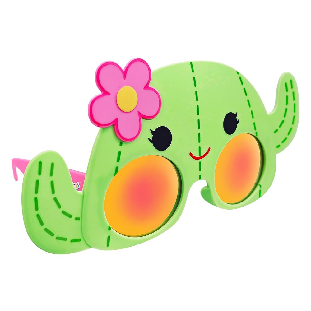 Sun-Staches Squishmallows Maritza the Cactus Sunglasses – UV 400 Protection for Kids