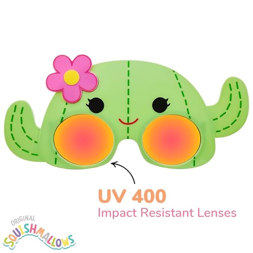 Sun-Staches Squishmallows Maritza the Cactus Sunglasses – UV 400 Protection for Kids