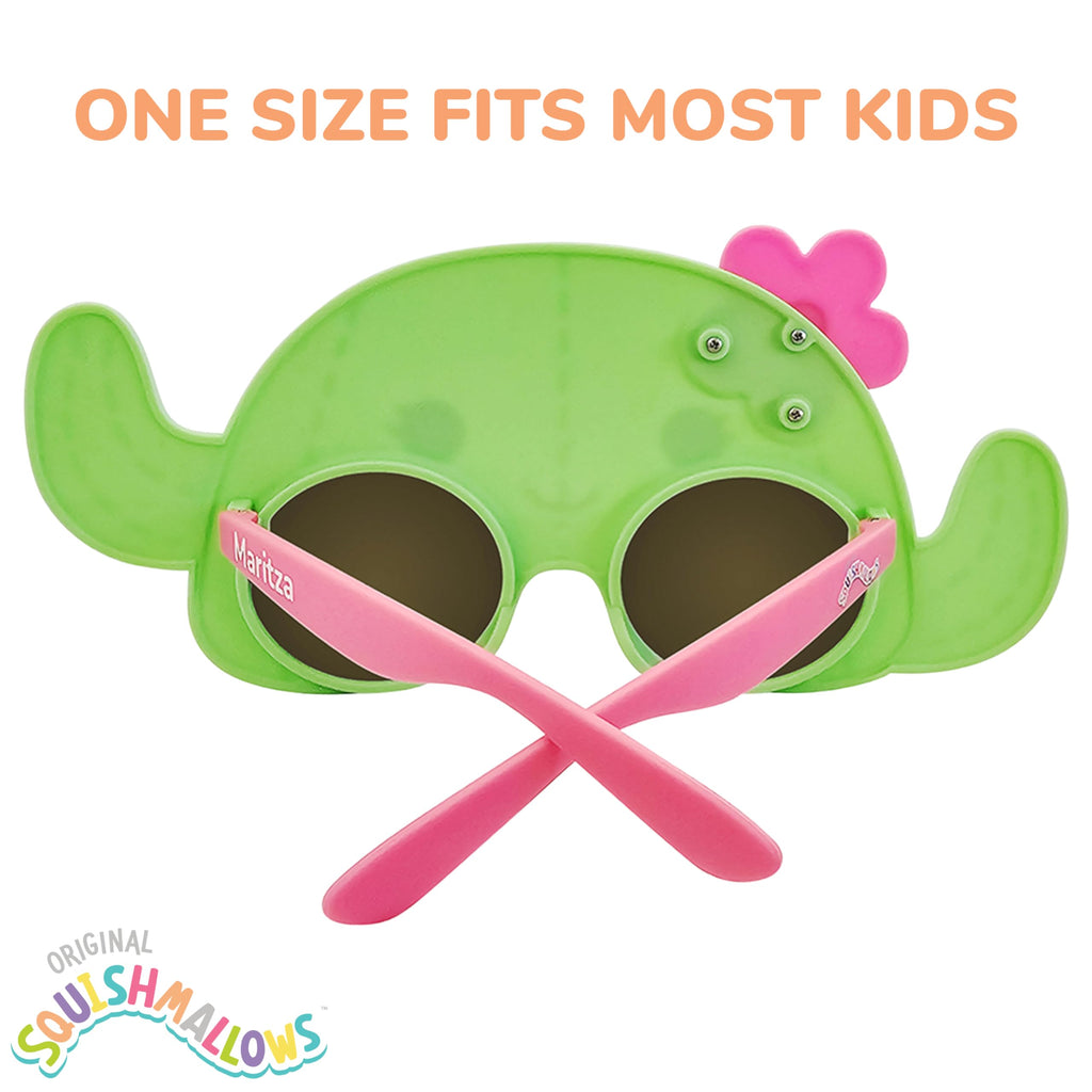 Sun-Staches Squishmallows Maritza the Cactus Sunglasses – UV 400 Protection for Kids