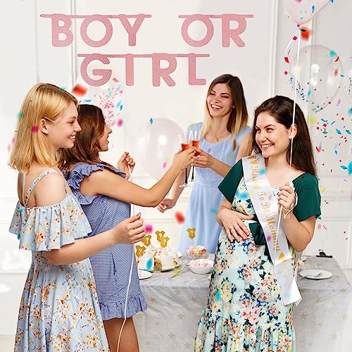 SUNBEAUTY 127-Piece Rosegold Glittery DIY Banner Kit – Customizable Letters & Symbols for Parties