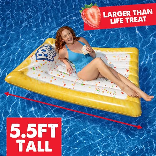 Sunny Days Entertainment Doritos Reversible Pool Float - X-Large 5.5 ft Inflatable with Built-in Pillow