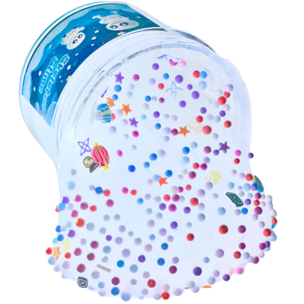 Sunool 8-Pack Galaxy Glow-in-the-Dark Space Slime Kit – Non-Sticky, Super Soft Sludge for Kids Party Favors and Stress Relief