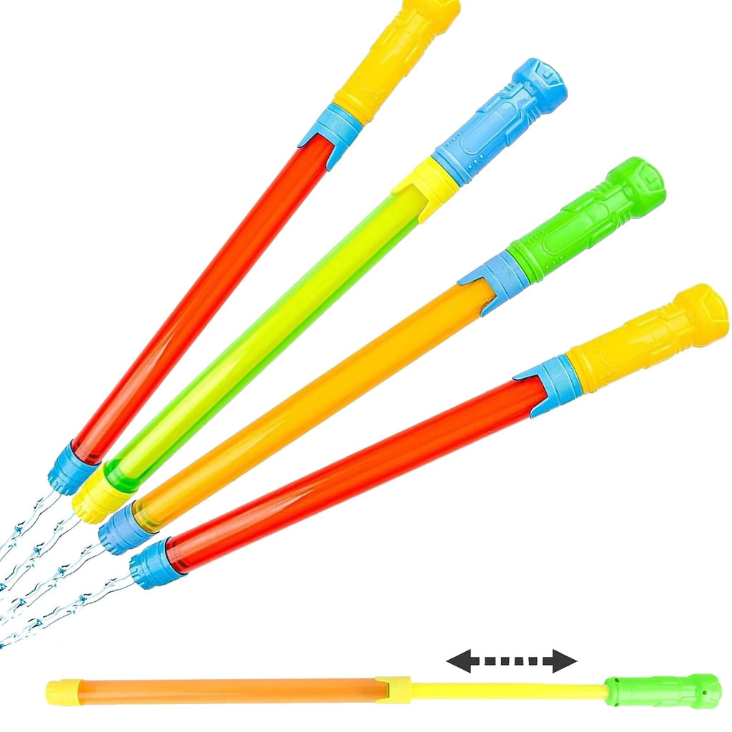 SUNPROUND 4-Pack Water Blasters: Long Range Squirt Guns for Summer Pool & Beach Fun