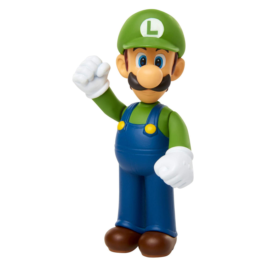 Super Mario 2.5-Inch Luigi Action Figure – Standing Pose with Articulation