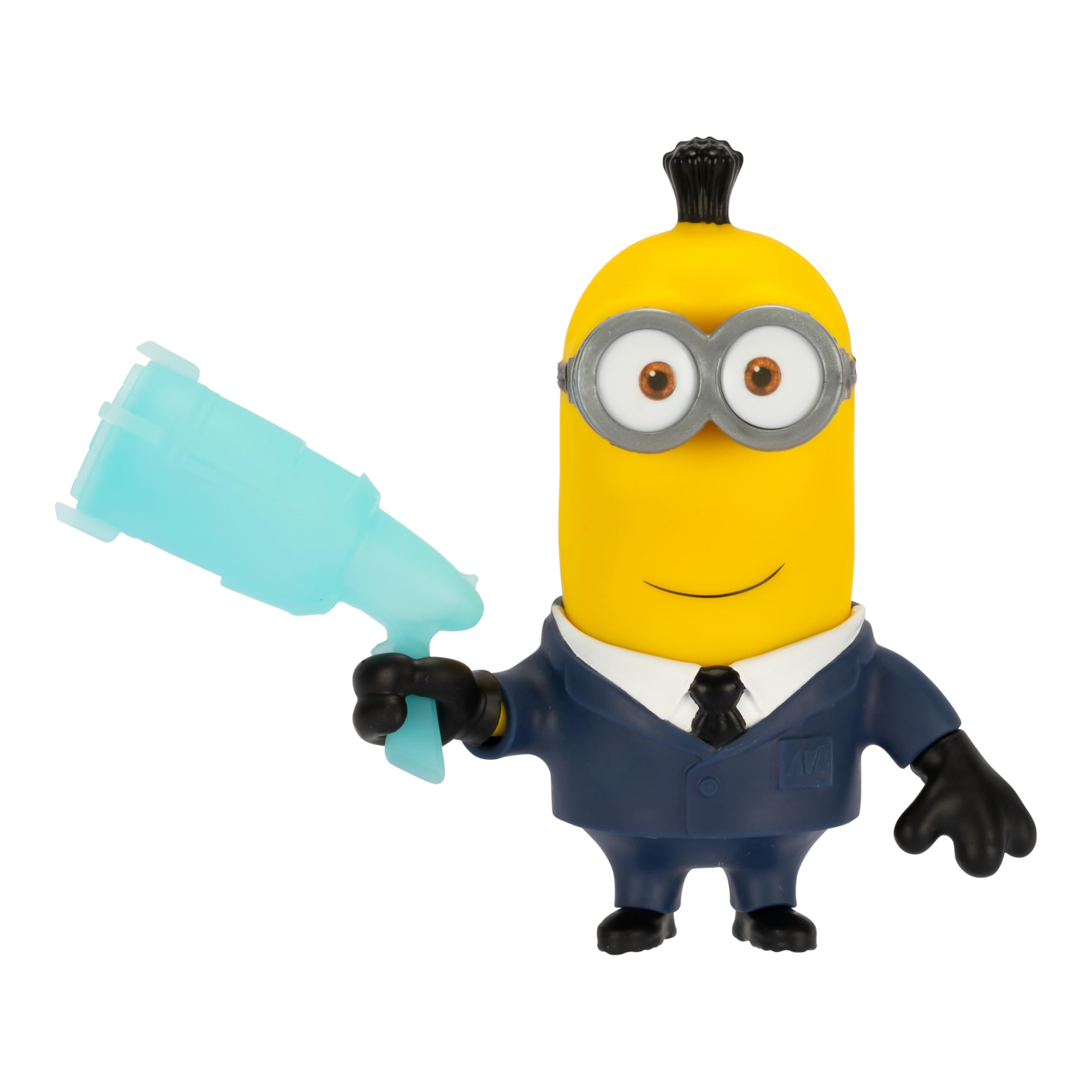 Super Stretchy AVL Tim Minion Action Figure with Blaster Squirter - Despicable Me 4 Goo Jit Zu Toy