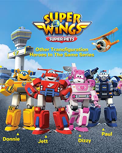 Super Wings Transforming Vehicle Jett – Robo Rig with Extending Ladder and Mini Plane