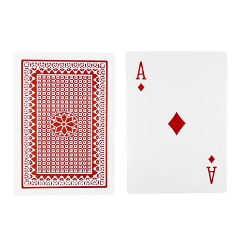 Super Z Outlet Giant Jumbo Playing Cards – 8.25 x 11.75 Inches – Full 52+2 Deck