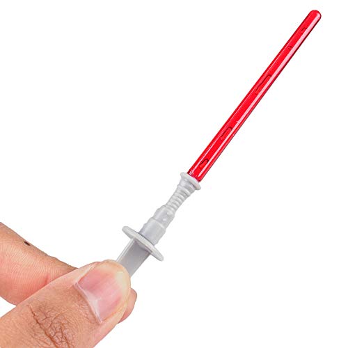 Super Z Outlet Light Saber Cupcake Toppers (12 pack) - 4 Inch Tall Plastic Picks in Red, Green, Blue for Birthday and Fan Events