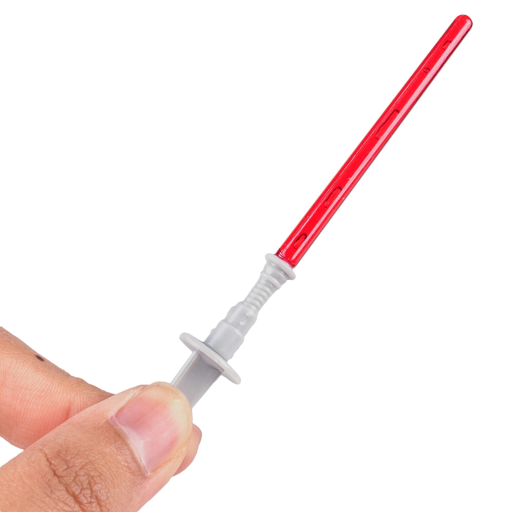 Super Z Outlet Light Saber Cupcake Toppers (12 pack) - 4 Inch Tall Plastic Picks in Red, Green, Blue for Birthday and Fan Events