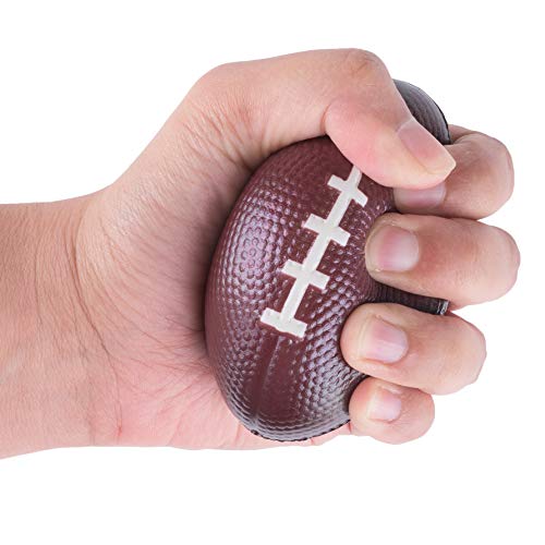 Super Z Outlet Mini Foam Sports Balls - Pack of 12 Assorted Soft Football, Baseball, Basketball, Soccer Balls for Kids and Adults