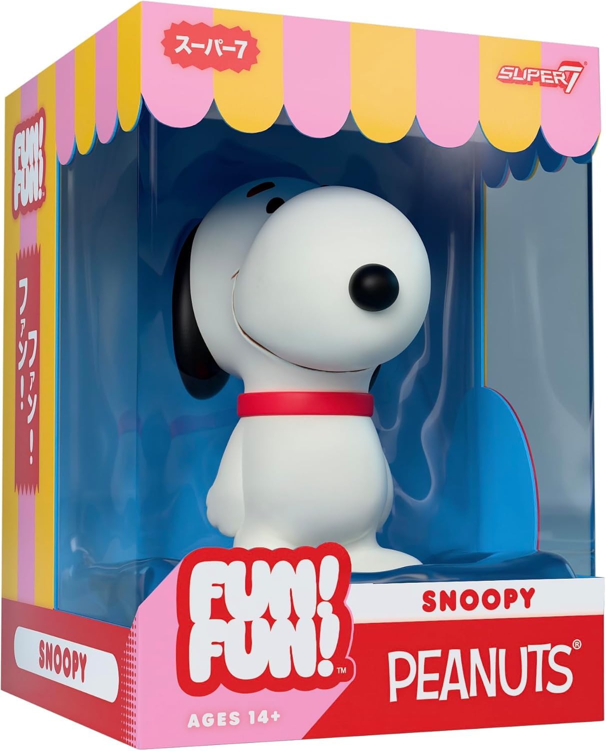 Super7 Fun! Fun! Peanuts Snoopy (Standing) Vinyl Figure - 5-Inch Action Figure for Collectors