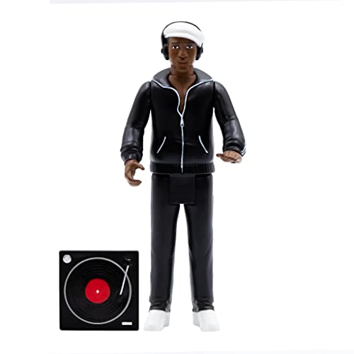 Super7 Grandmaster Flash ReAction Figure - 3.75" Hip Hop Collectible with Turntable Accessory