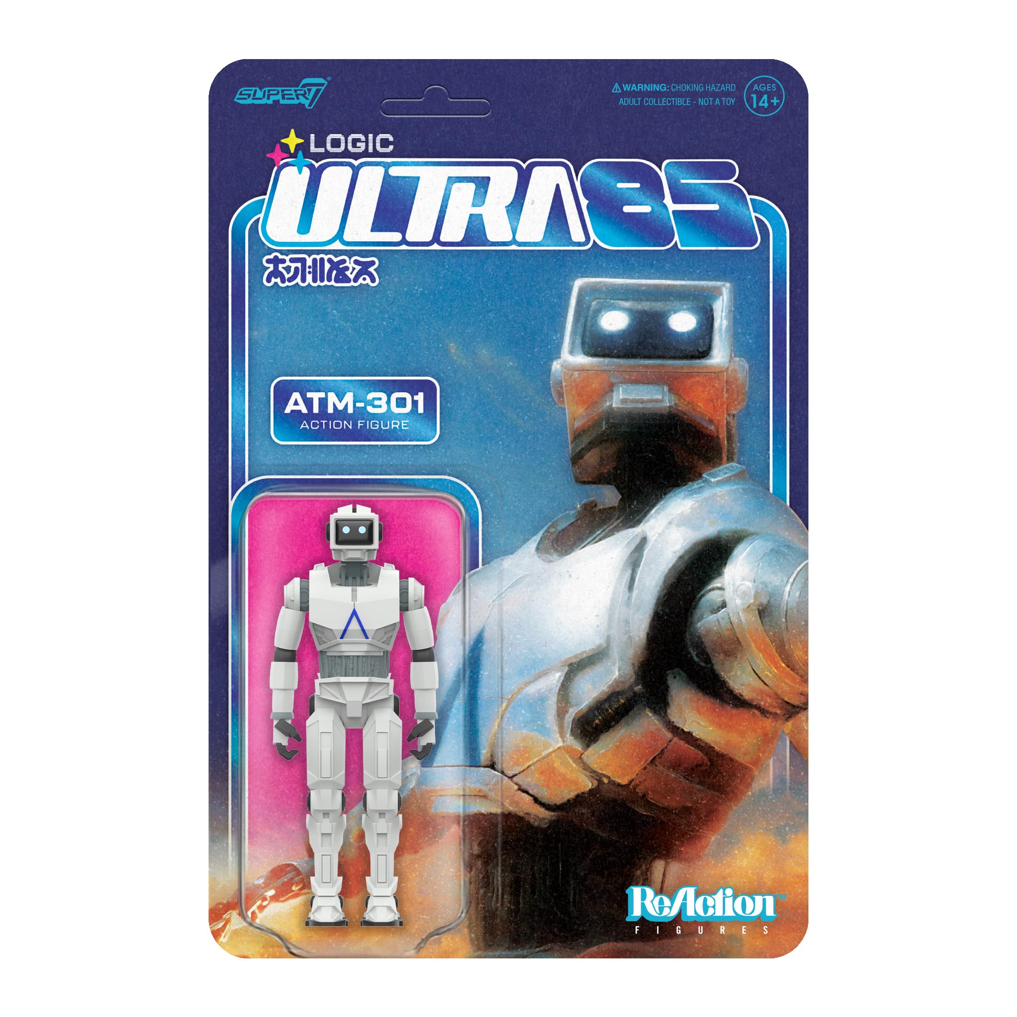 Super7 Logic ATM-301 (Ultra 85) 3.75" ReAction Action Figure