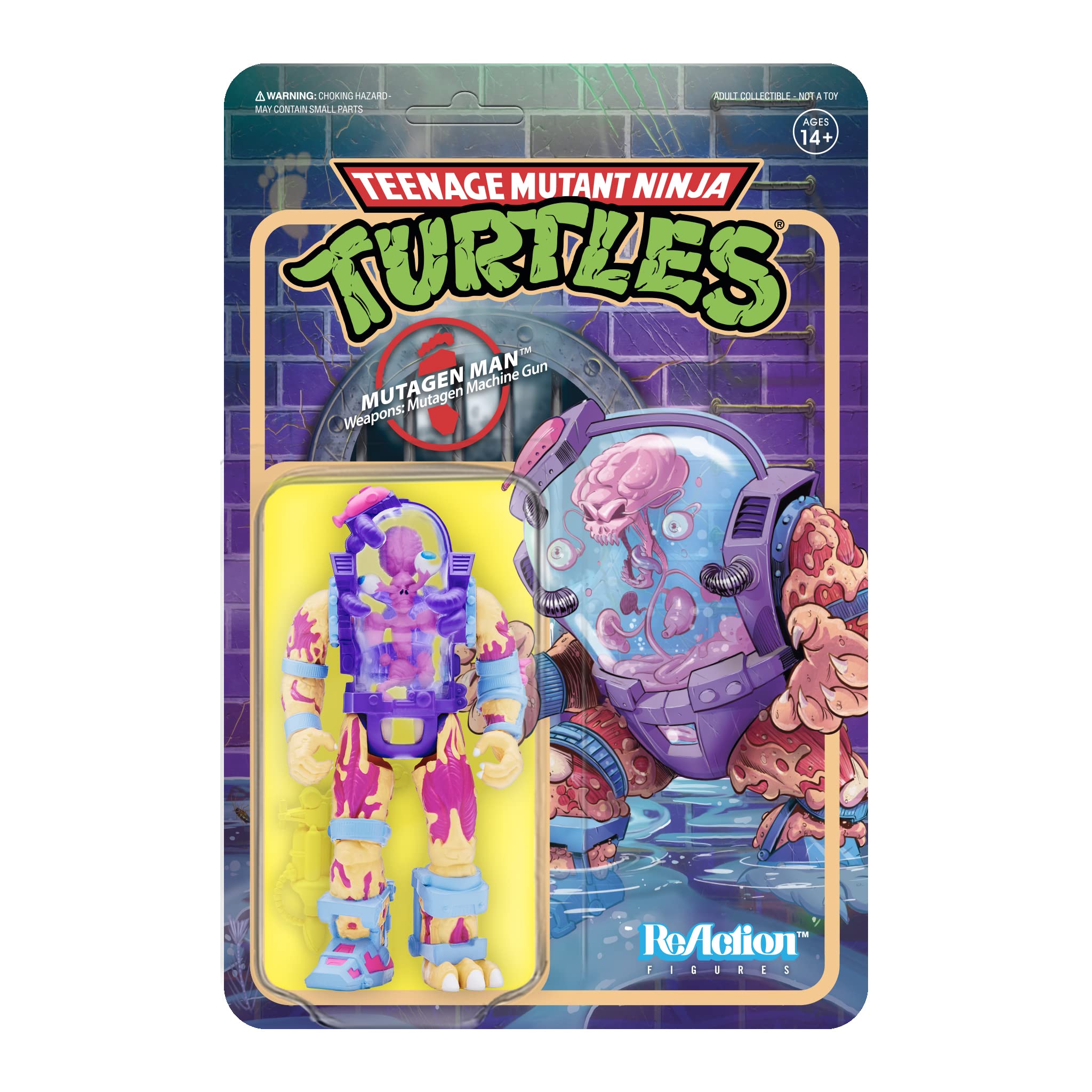 Super7 Teenage Mutant Ninja Turtles Mutagen Man ReAction Figure - 3.75 Inch
