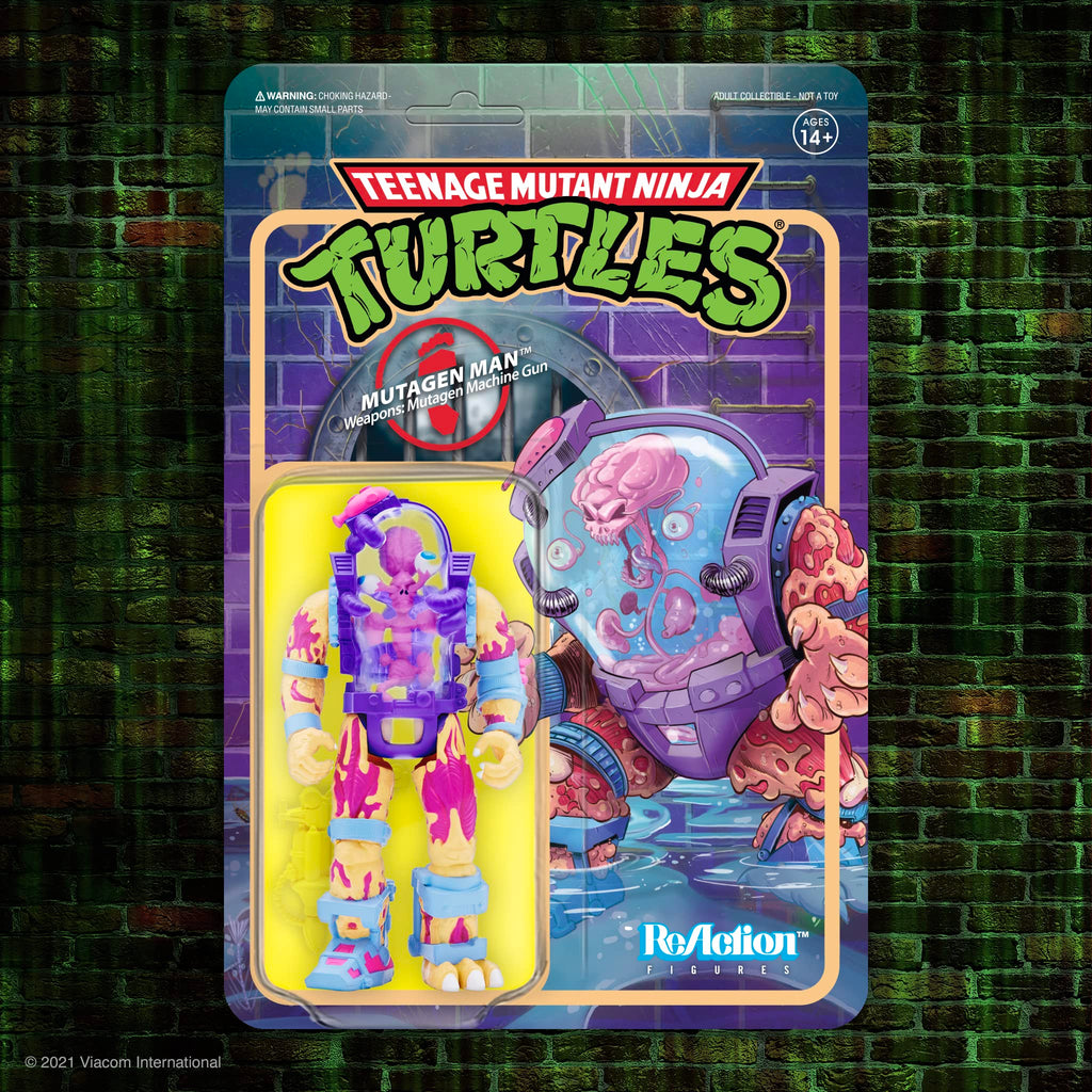 Super7 Teenage Mutant Ninja Turtles Mutagen Man ReAction Figure - 3.75 Inch