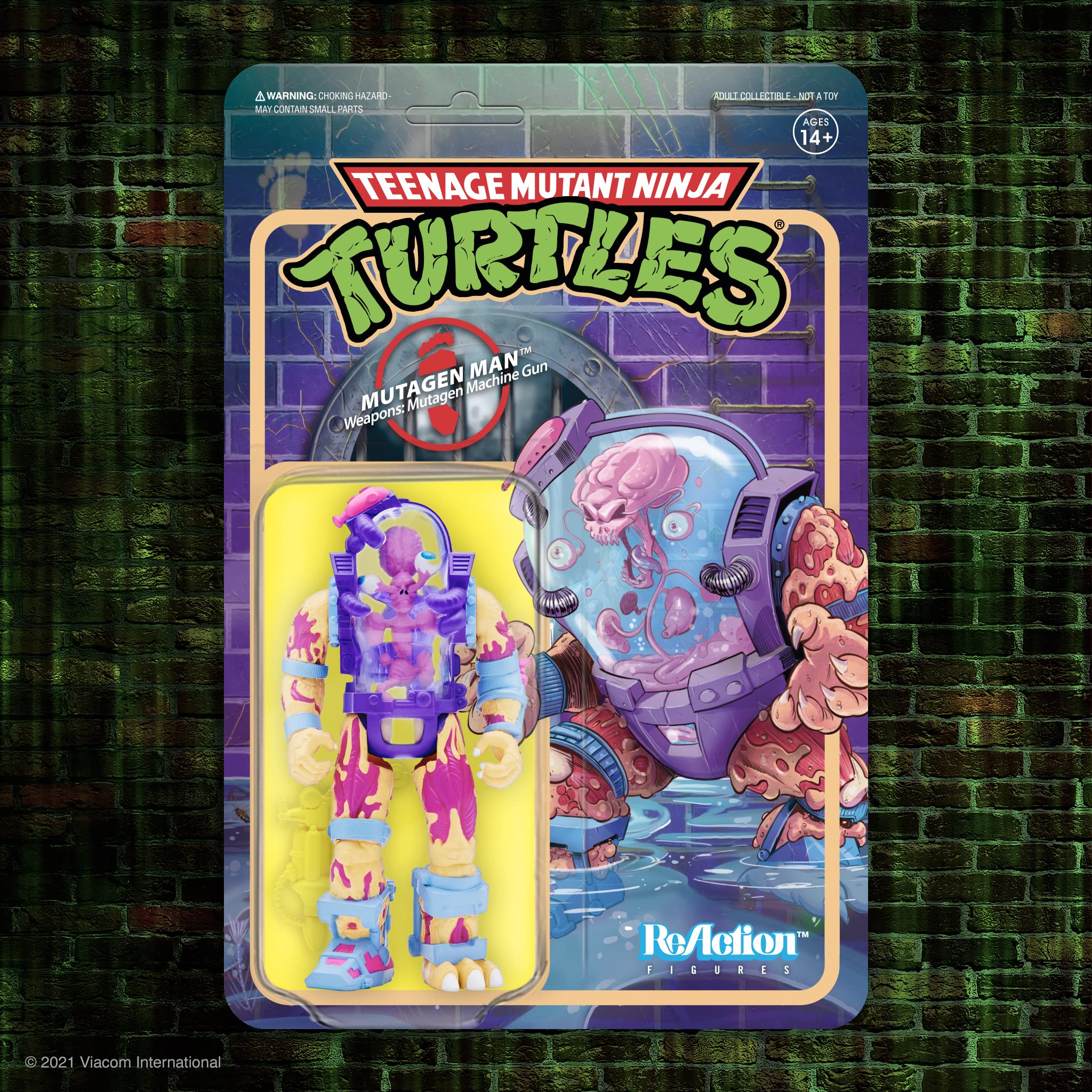 Super7 Teenage Mutant Ninja Turtles Mutagen Man ReAction Figure - 3.75 Inch