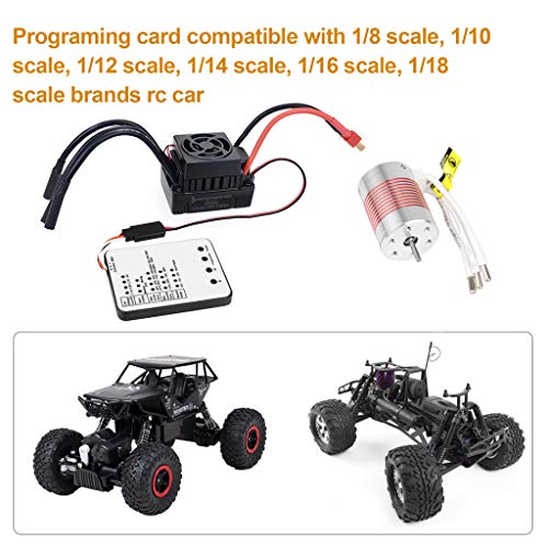 Surpass Hobby Programming Card - LED Program Box for Brushless ESC 25A-150A (White)