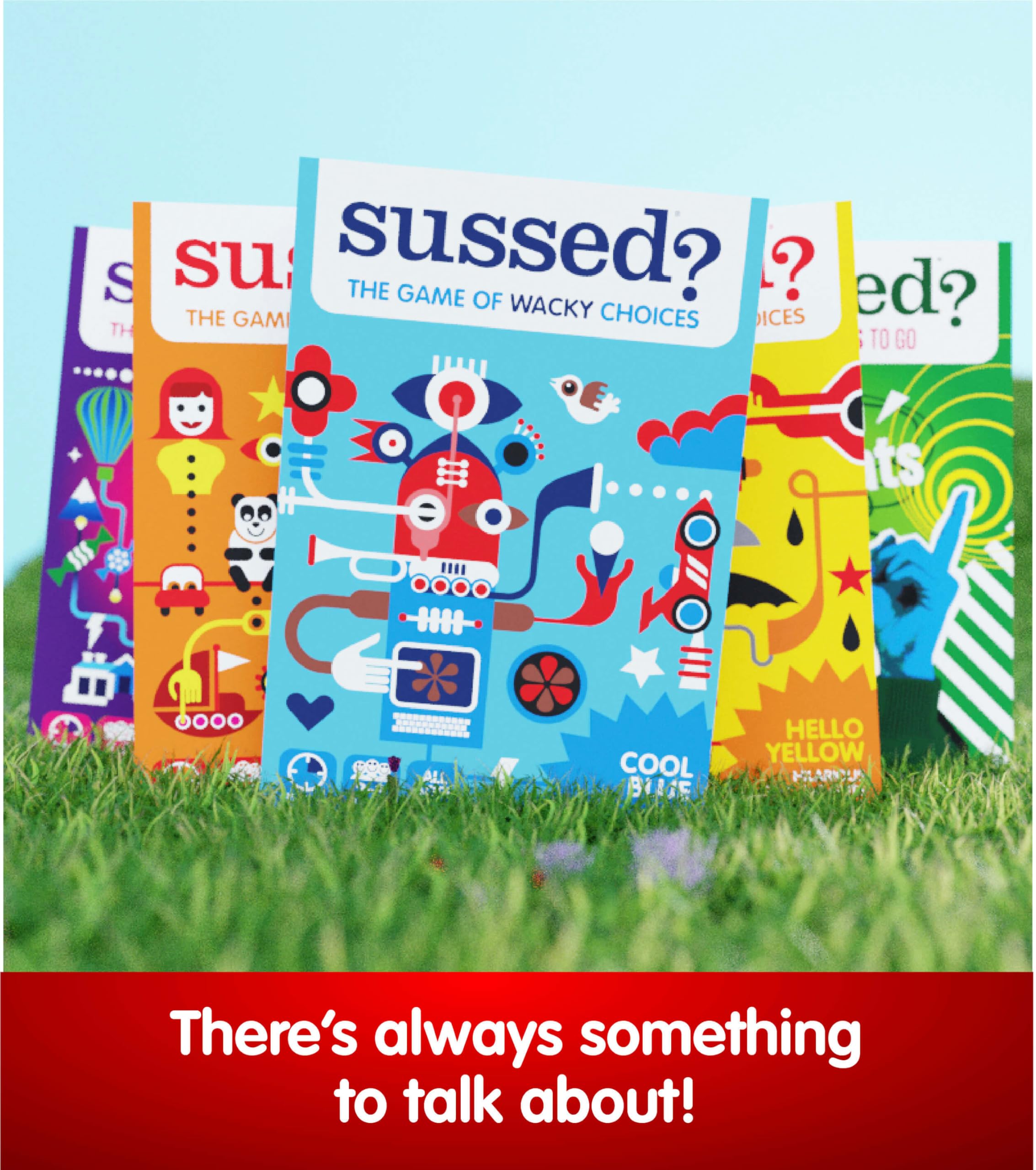 SUSSED Wacky 'What Would You Do?' Fantasy Card Game – Purple Deck: Dragons, Space & Magic – Fun for Ages 8+, 2-8 Players, 15-30 Min