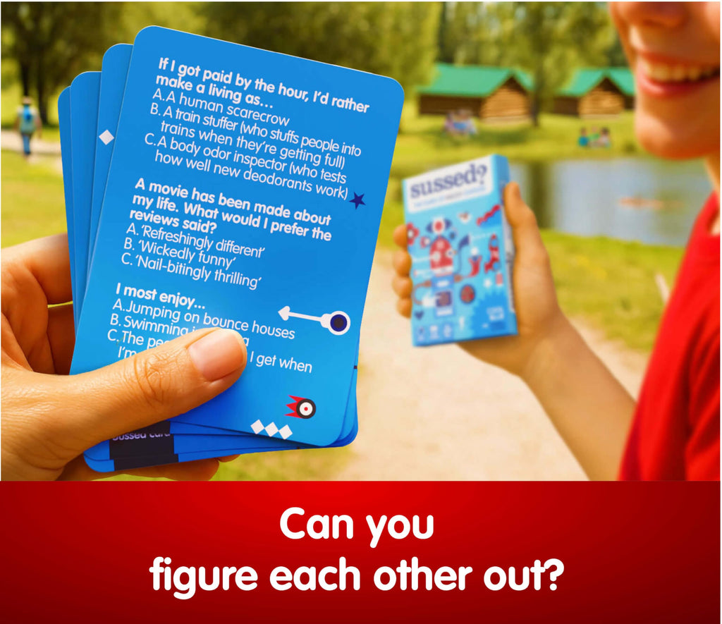 SUSSED What Would You Do? Card Game – 230+ Questions & 693 Answers, Fun for Teens and Adults Ages 10+