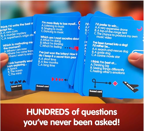SUSSED What Would You Do? Card Game – 230+ Questions & 693 Answers, Fun for Teens and Adults Ages 10+