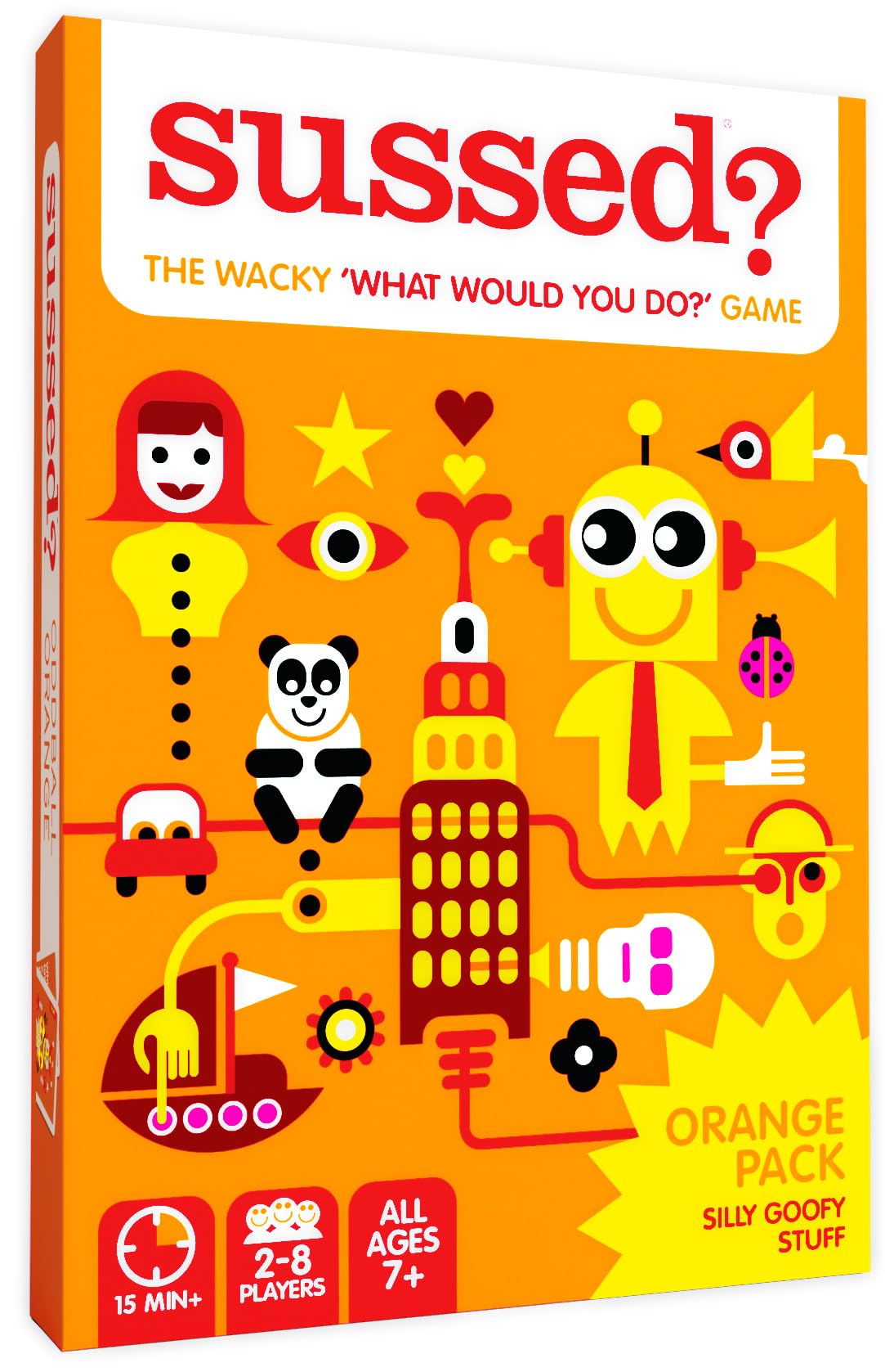 SUSSED What Would You Do? Social Card Game – 230+ Questions & 693 Answers, 3 Ways to Play, Ages 7+