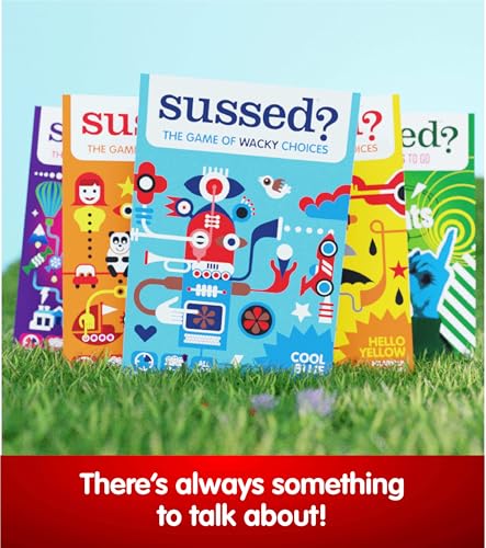 SUSSED What Would You Do? Social Card Game – 230+ Questions & 693 Answers, 3 Ways to Play, Ages 7+