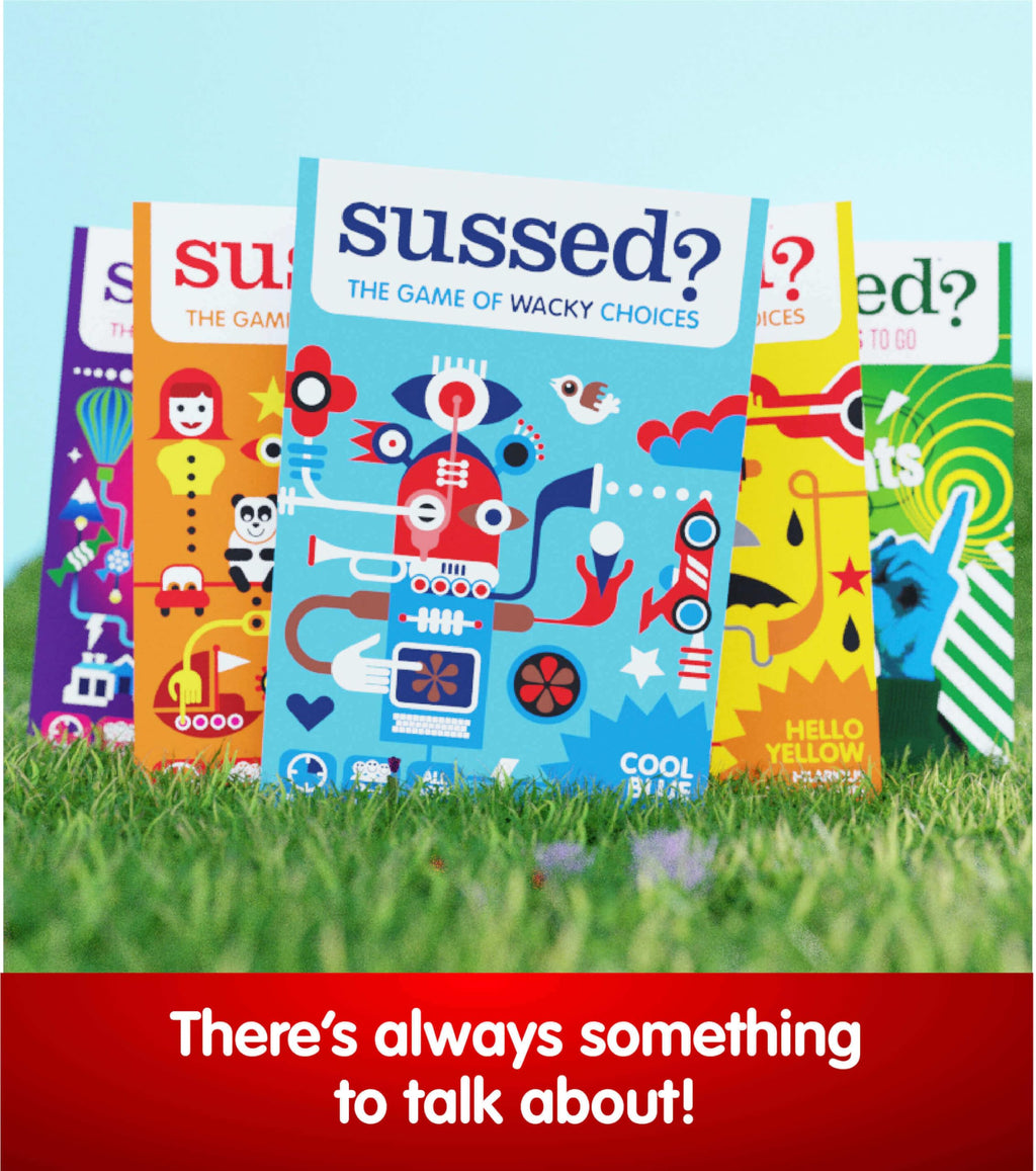 SUSSED What Would You Do? Social Card Game – 230+ Questions & 693 Answers, 3 Ways to Play, Ages 7+
