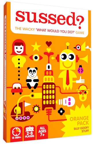 SUSSED What Would You Do? Social Card Game – 230+ Questions & 693 Answers, 3 Ways to Play, Ages 7+
