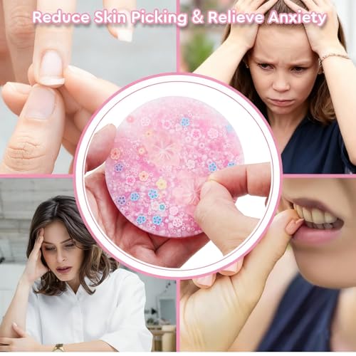 SWAKER Picky Fidget Pad 2-Pack – Silicone Skin Picking Alternative for Adults