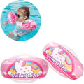 Swimbobo Soft Swimmies Toddler Floaties - Inflatable Arm Bands for Ages 3-6, Pink, Small