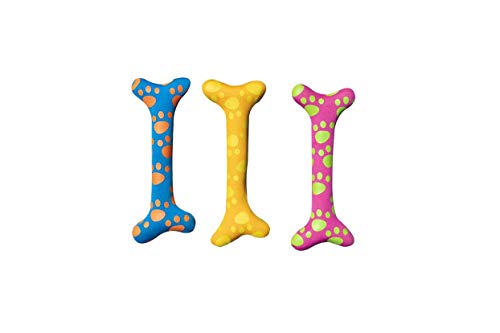 Swimline Neoprene Dive Doggy Bones 3-Pack: Weighted Sinking Toys for Pool & Bath Games