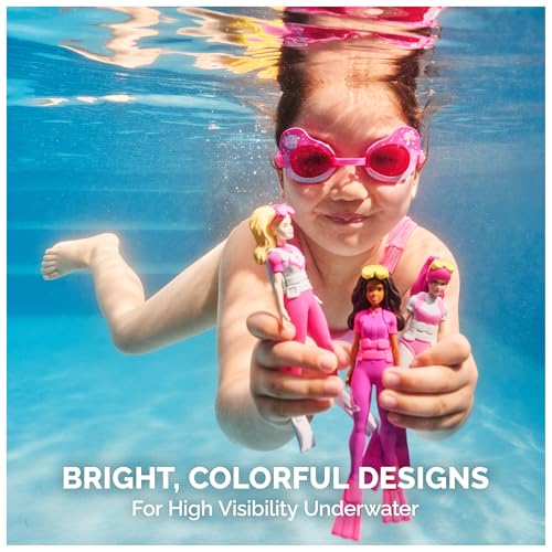 SwimWays Barbie Dive Characters 3-Pack – Soft Pool Diving Toys for Kids Ages 5+