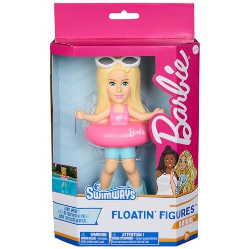 SwimWays Barbie Floatin' Figure – Floating Pool Toy for Kids Aged 3 & Up