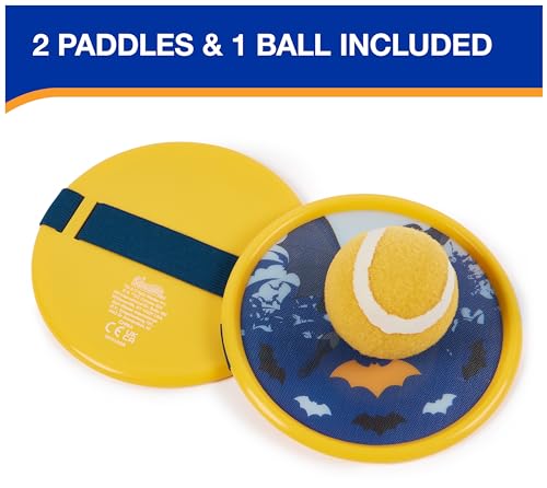 Swimways DC Batman Catch Game – Velcro Paddles & Ball for Pool, Yard & Beach