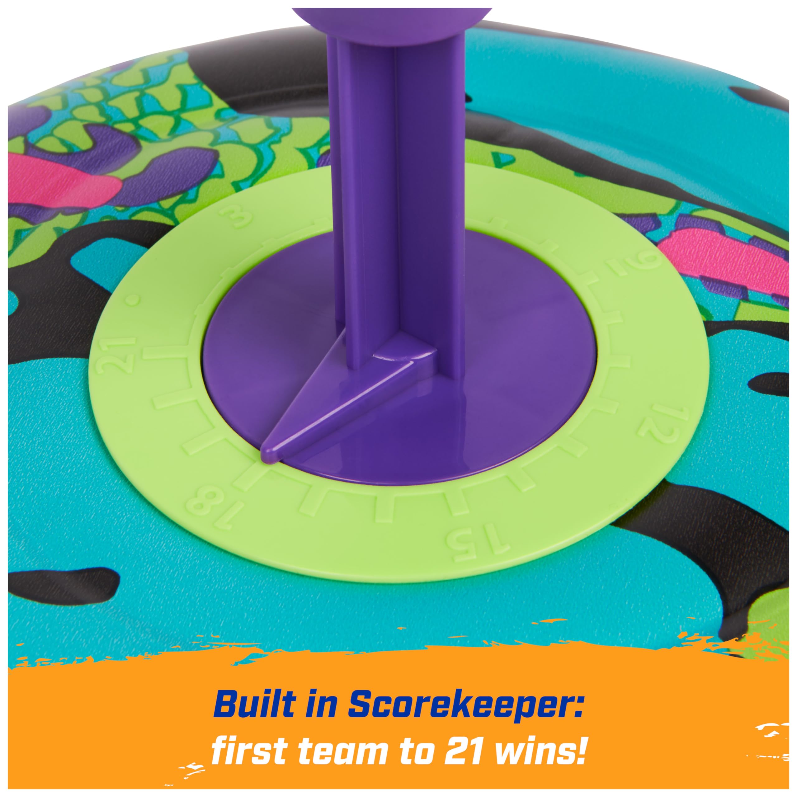 SwimWays Hydro Bottle Splash – A Throwing Disc Pool Game for Kids and Adults