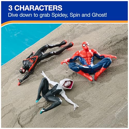 SwimWays Marvel Spider-Man Dive Character 3-Pack – Weighted Pool Toys for Kids Ages 5+