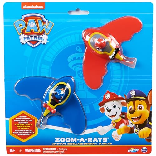 SwimWays PAW Patrol Zoom-A-Rays Water Toys – 2-Pack with Chase and Marshall