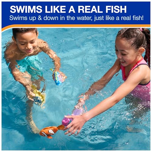 SwimWays Rainbow Reef Swim Shady Water-Activated Pool Toy for Kids Ages 5+