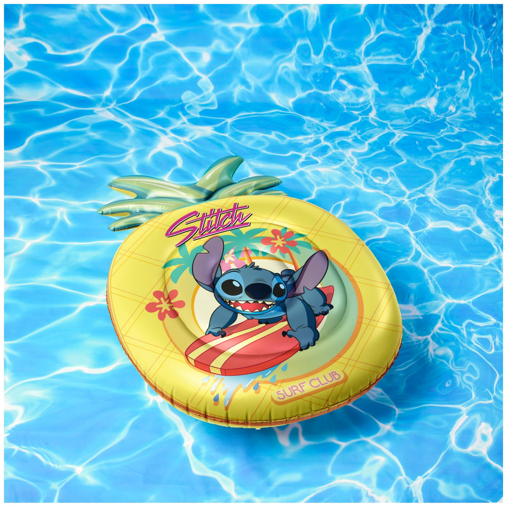 SwimWays Stitch Oversized Pool Float - Inflatable Pineapple Lounger for Ages 14+