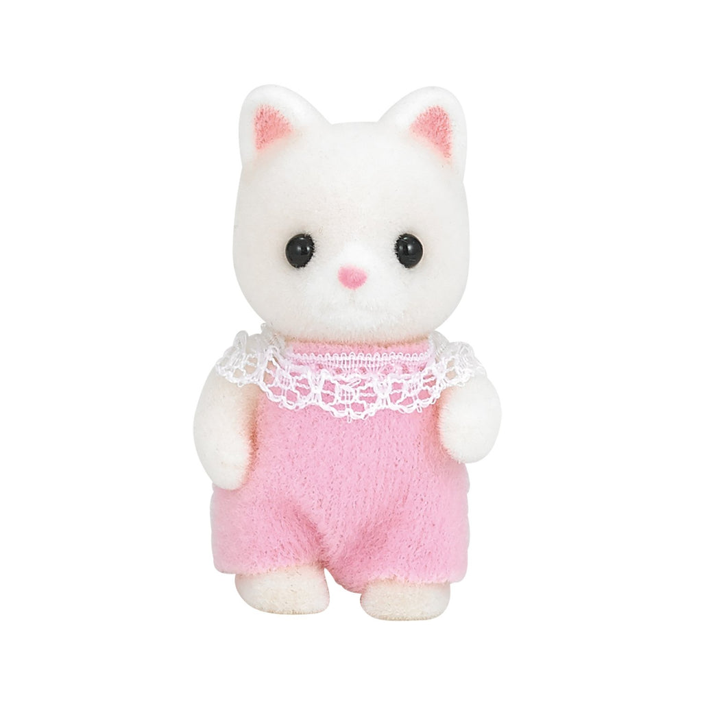 Sylvanian Families Silk Cat Baby Doll - Epoch ST Mark Certified, Ages 3+