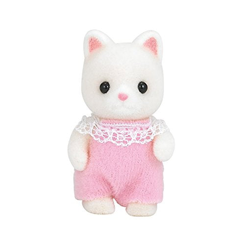 Sylvanian Families Silk Cat Baby Doll - Epoch ST Mark Certified, Ages 3+