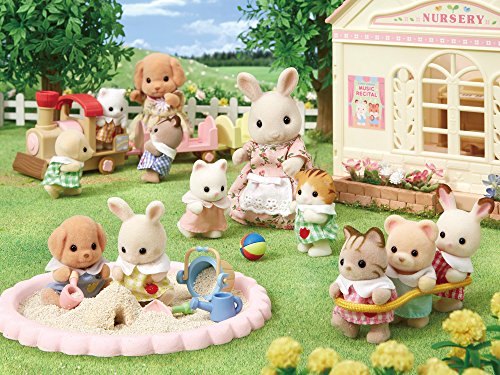 Sylvanian Families Silk Cat Baby Doll - Epoch ST Mark Certified, Ages 3+