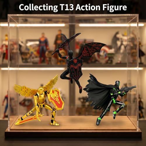 T13 3D Printed Action Figure - Assembled Titan 13 Figure with Wings, Weapons, and Poses