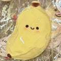 Taba Squishy Banana Stress Ball - Silica Gel Fidget Toy with Pendant by SHILIFE